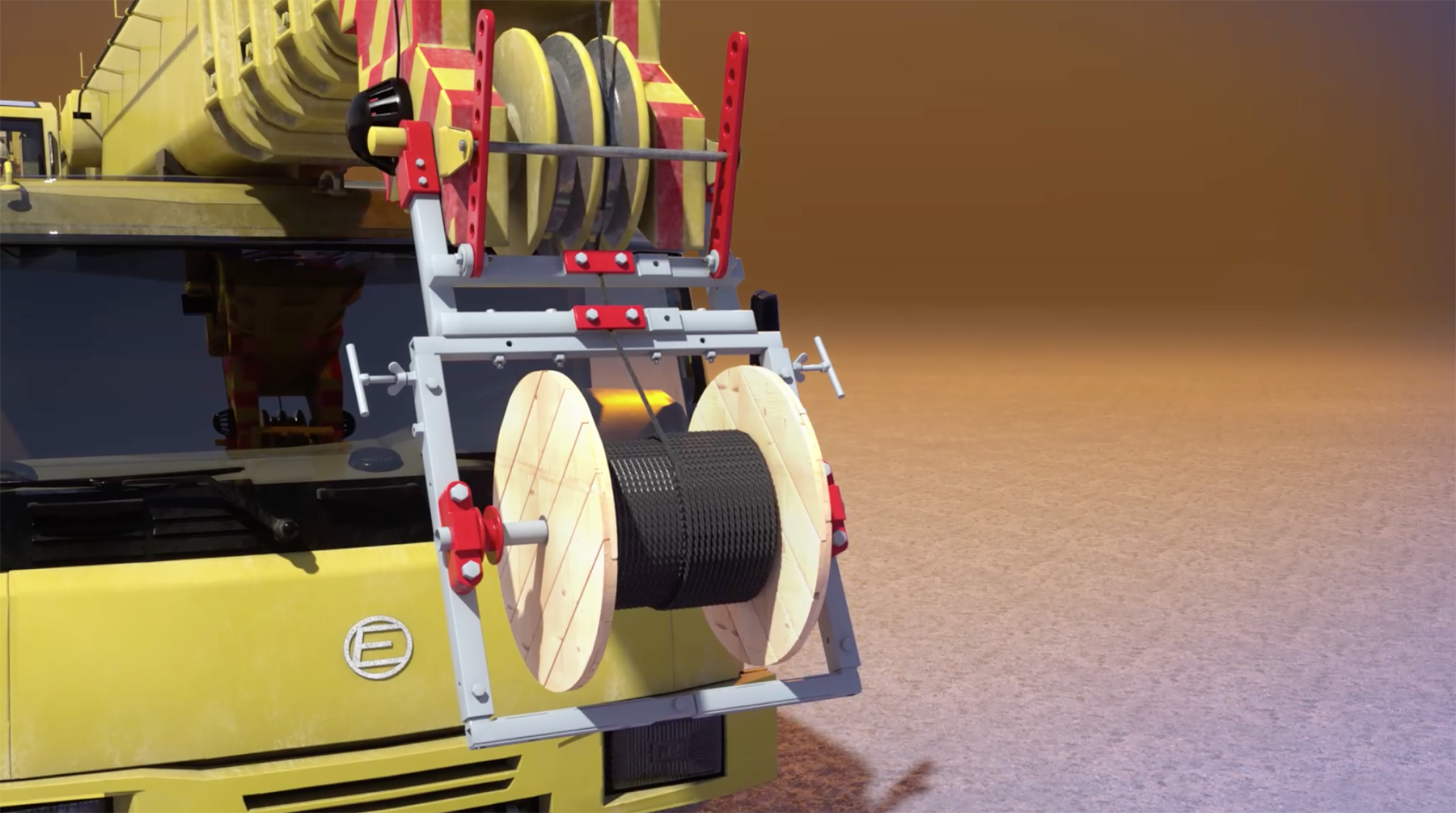 How To Improve Crane Safety With Eddie Cable Installer 3D Animation